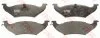 Комплект гальмівних колодок задн, CHRYSLER GRAND VOYAGER III, VOYAGER III DODGE CARAVAN LINCOLN CONTINENTAL, CONTINENTAL TOWN CAR, TOWN CAR II PLYMOUTH VOYAGER 2.0-4.6 10.90-12.02 TRW GDB4045 (фото 2)