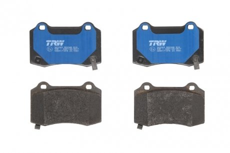 Тормозные колодки дисковые TESLA Model S задняя сторона 12 - TRW GDB4171BTE (фото 1)