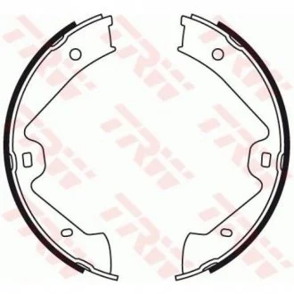 Тормозные колодки барабанные (ручник) PORSCHE / VOLKSWAGEN Cayenne / Touareg II задняя сторона 10 - TRW GS8776