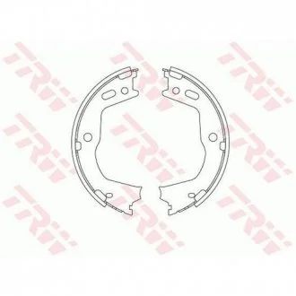 Тормозные колодки барабанные HYUNDAI Genesis / Santa Fe 08 - TRW GS8803