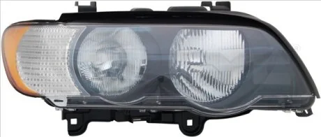 BMW X5 лев. H7+HB3 фара перед. [00-03] TYC 20-0500-15-2