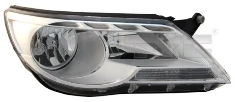 VW TIGUAN правая сторона H7+H7 фара перед. TYC 20-11765-05-2