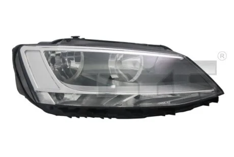 VW Jetta 11- Прав. фара H7/H7, автомат., + коррект. TYC 20-12581-05-2