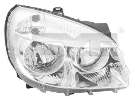 FT DOB левая сторона фара H7/H1 с поворот., + коррект., автом. 10/05- TYC 20-1342-05-2