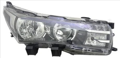 TOY COROL левая сторона H11+HB3+LED фара перед. TYC 20-15050-06-2