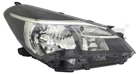 TO Yaris (P13) 07/14-01/17 Фара перед. эл. пра.-корректор H4/W21/5W TYC 20-15517-15-2