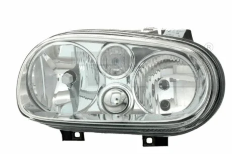 VW GO4 левая сторона фара H7/H1 с поворот., автом. TYC 20-5386-18-2