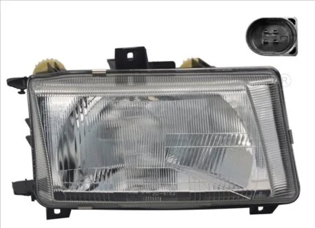VW CADDY правая сторона H4 фара перед. [11/99-] TYC 20-6153-15-2