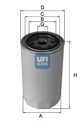 Фiльтр оливний UFI 2318601 (фото 1)