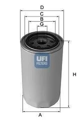 Масляный фильтр UFI 23.187.00
