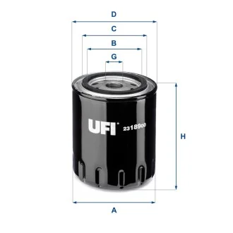 Масляный фильтр UFI 23.189.00