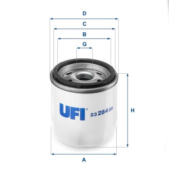 Фільтр масляний UFI 2328400