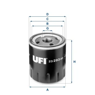 Масляний фільтр UFI 23.293.00