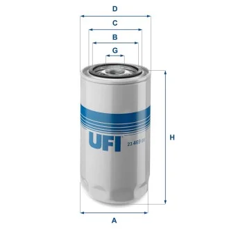 Масляний фiльтр UFI 23.469.00 (фото 1)