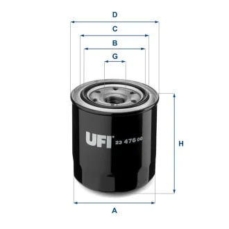 Масляний фільтр UFI 23.476.00