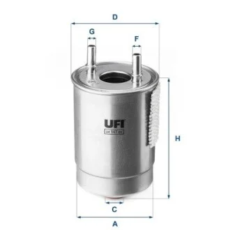 Топливный фильтр UFI 24.147.00