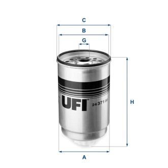 Топливный фильтр UFI 24.371.00