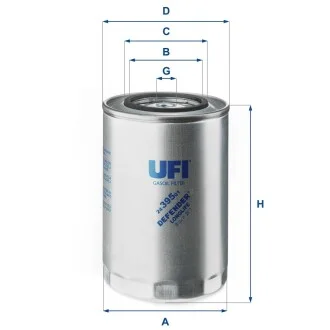 Фільтр паливний UFI 2439501