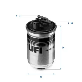 Топливный фильтр UFI 24.430.00