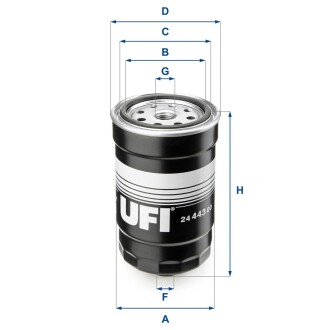 Фільтр UFI 2444300