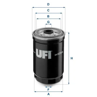 Фільтр паливний UFI 2452500