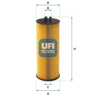Фiльтр оливний UFI 2503600 (фото 1)