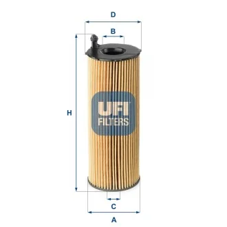 Масляный фильтр UFI 25.168.00