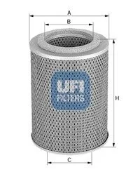 Фiльтр оливний UFI 2549500