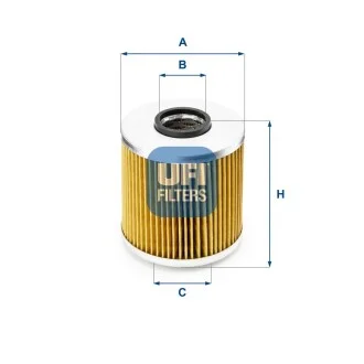 Масляний фільтр UFI 25.541.00