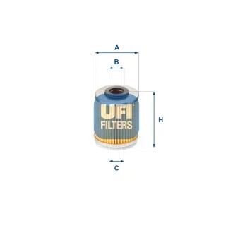Фільтр оливний UFI 2558700