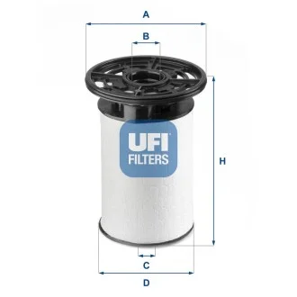 Топливный фильтр UFI 26.076.01