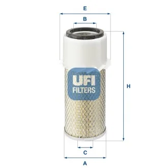 Повітряний фільтр UFI 27.924.00