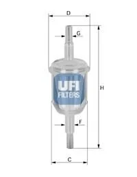 Паливний фільтр UFI 31.009.70