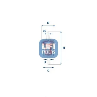 Паливний фільтр UFI 31.027.00