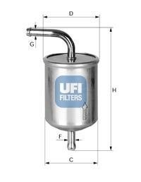 Фильтр топливный UFI 3153000