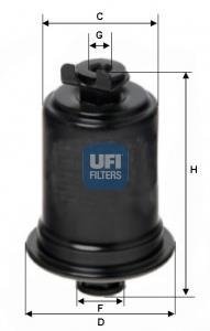 Фільтр паливний UFI 3160800 (фото 1)