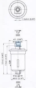 Фільтр паливний UFI 3164000