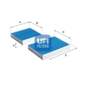 Фiльтр салону (антиалергія) UFI 34.164.00