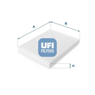 Фильтр салона воздушный UFI 53.006.00