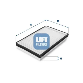 Фото 1 - фільтр, повітря у внутрішній простір UFI 53.033.00 Фільтр, повітря у внутрішній простір UFI 53.033.00 (фото 1)