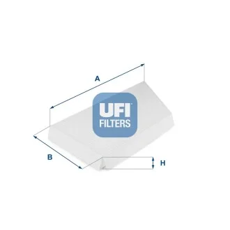 Фiльтр салону UFI 5304400