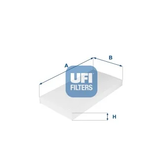 Фільтр, повітря у внутрішній простір UFI 53.045.00