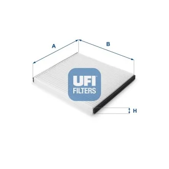 Фільтр, повітря у внутрішній простір UFI 53.050.00