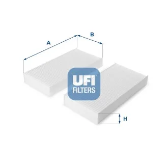 Фільтр, повітря у внутрішній простір UFI 53.108.00