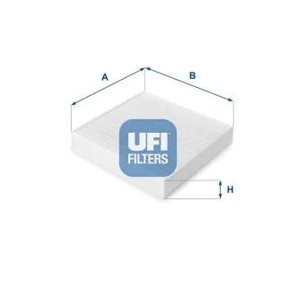 Фільтр салону повітряний UFI 53.109.00