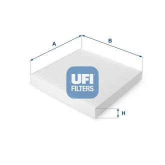 Фильтр салона воздушный UFI 53.123.00