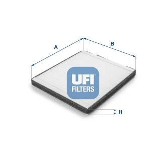 Фильтр салона воздушный UFI 53.141.00