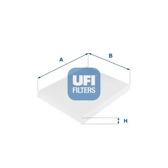 Фільтр, повітря у внутрішній простір UFI 53.149.00