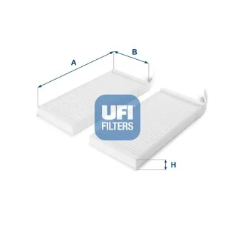 Фильтр салона воздушный UFI 53.164.00