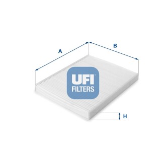 Фільтр, повітря у внутрішній простір UFI 53.207.00